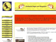 Tablet Screenshot of exotische-tiere.net